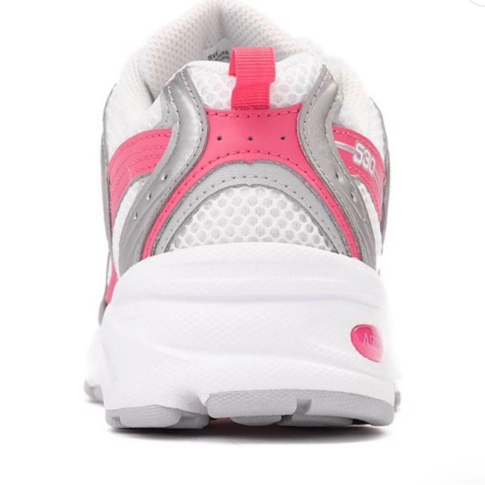 New Balance 530 WHITE/SILVER METALLIC /DRAGON BERRY - Picture 4 of 7